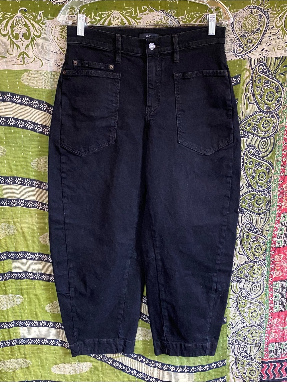 Ruti Dusted Black The Slouchy Jeans 2.0 Size 8 Quiet Luxury Minimal - Picture 2 of 16